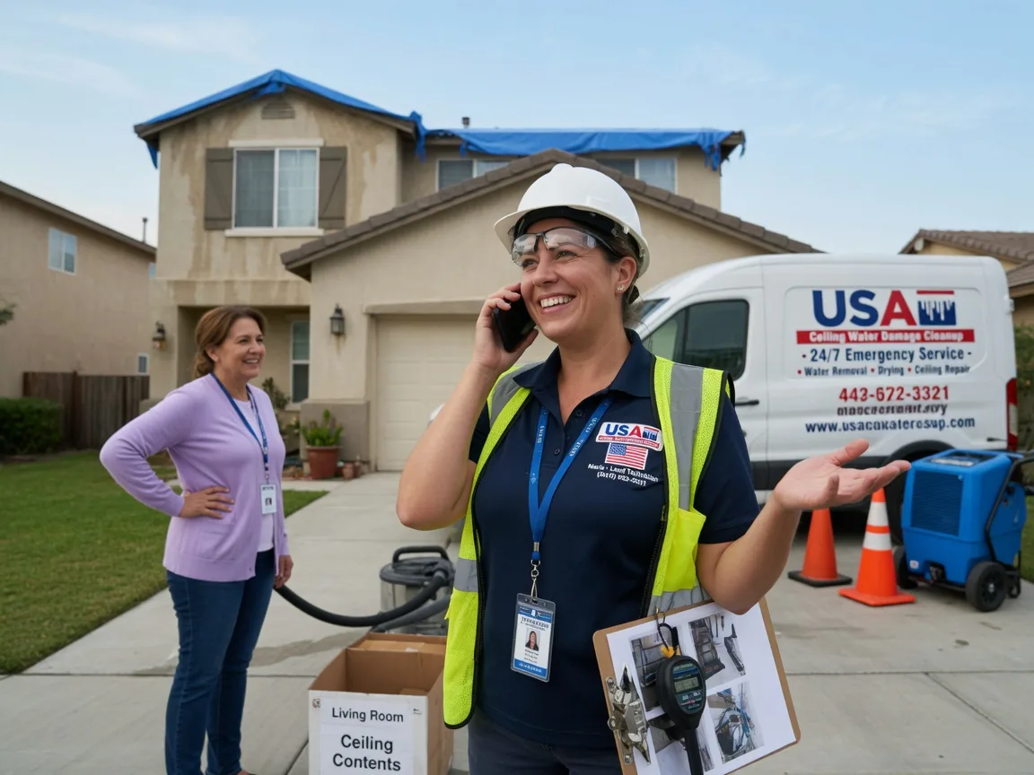 Ceiling Water Damage Restoration Capac, MI FAQs